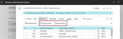 How To Customize Report Layouts In Business Central