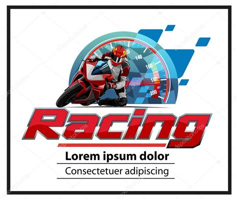 Motor Racing Logo Event — Stock Vector © Msjeje 63828707