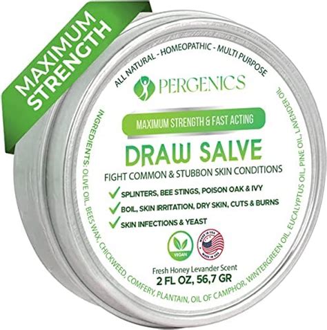 Buy Drawing Salve Ointment 2 Oz For Boil Treatment Draw Salve For
