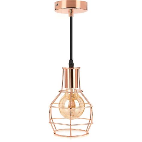 Copper Toned Cage Ceiling Light Home And Garden George Ceiling
