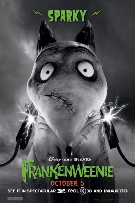 9 New Characters Posters Of Tim Burtons Frankenweenie Teaser Trailer