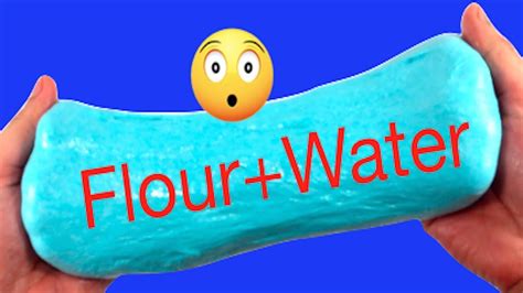 How To Make Slime With Flour And Water Diy Slime Without Glue Youtube