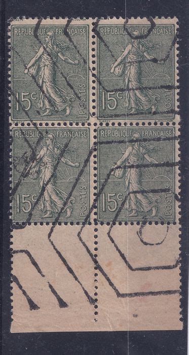 France Block Of 4 N130 Postal Cancellation BDF Catawiki