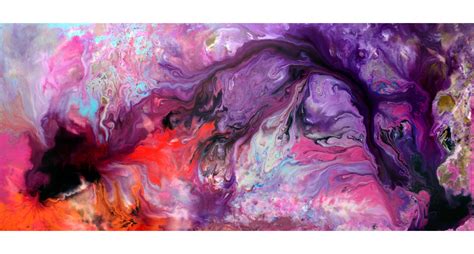 Abstract Purple Paintings