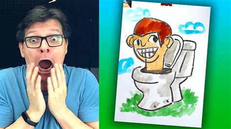 Как нарисовать Скибиди Туалет играем и рисуем Youtube