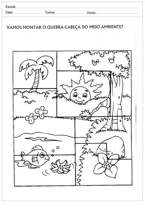 Atividades Sobre Meio Ambiente Para Imprimir Professoras Diagram Math Comics Natural
