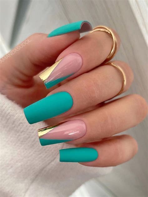 Turquoise Teal Nails 60 Stunning Designs And Colors Turquoise