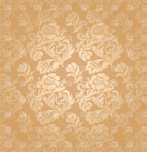 Free Download Seamless Victorian Wallpaper With Floral Pattern 18797