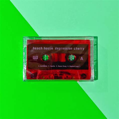 Beach House Depression Cherry Transparent Red Cassette Tape