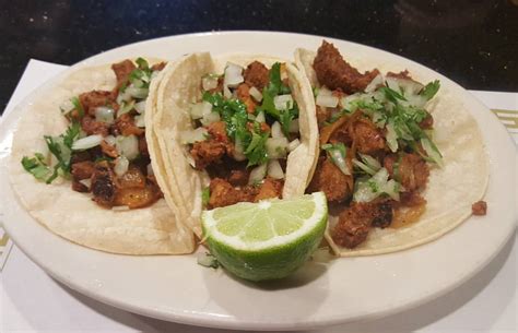 I think mexican food is popular everywhere, especially here in new zealand, because the food is just like simple and cheap. Tacos a Pastor - FaxChix Restaurant & Take Out ...