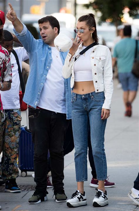 Bella Hadid Out With A Friend In New York