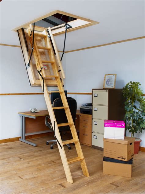Heavy Duty Stira Folding Attic Stairs Hulley Ladders