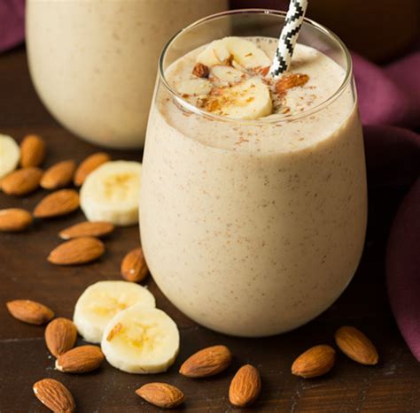 Recette De Smoothie Aux Bananes Amandes Et Graines De Lins