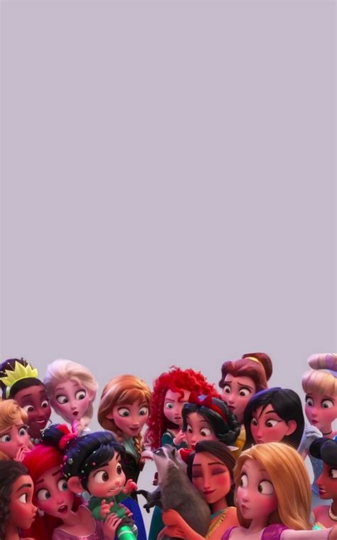 Vanellope And The Disney Princesses Meeko Roars Lock Screen Phone