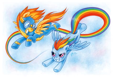 Mlp Dash And Spitfire By Macgreen On Deviantart