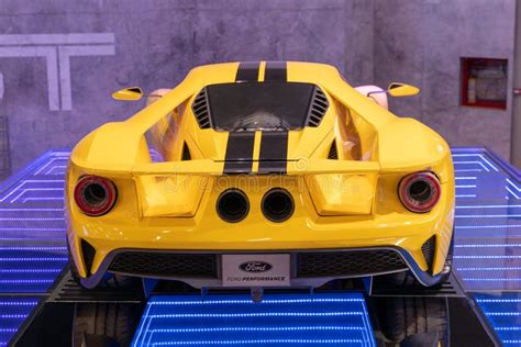 Car Ford Gt Yellow Color Editorial Stock Photo Image Of Body 131872438