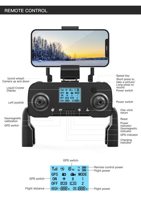Zll Sg108 Pro 5g Wifi Fpv Gps With 4k Hd Camera Rc Droneorange