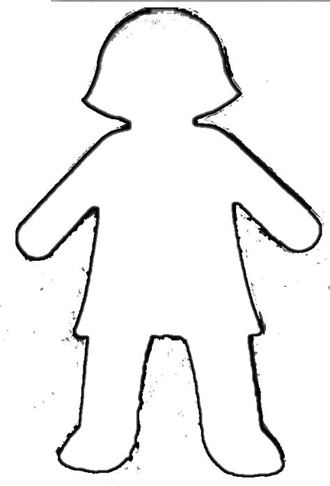Outline Drawing Of Womans Body Body Outline Human Template Templates