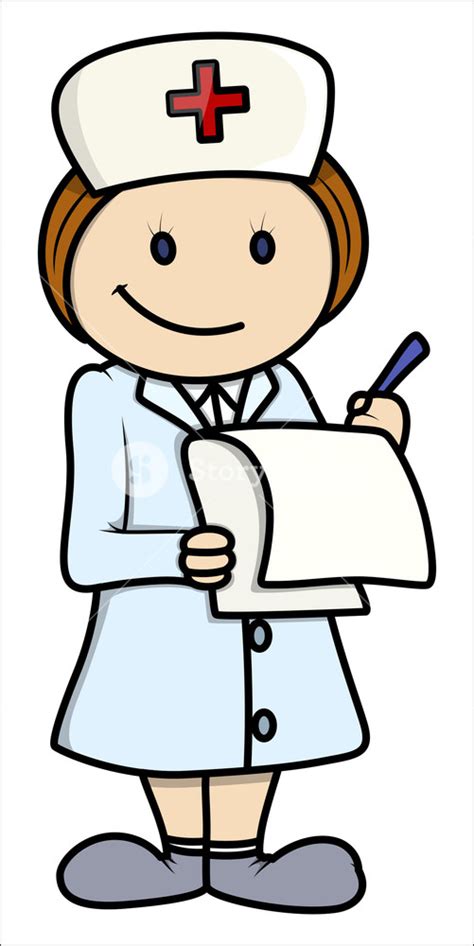 Nurse Vector Cartoon Illustration Royalty Free Stock Image Storyblocks