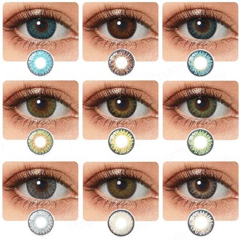 Buy Colored Lenses For Dark Eyes Soft Color Contact Lenses Yearly Eye