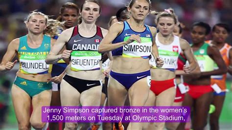 Rio Olympics 2016 Jenny Simpson Claims Usas First Medal In Womens 1500 With Bronze Youtube