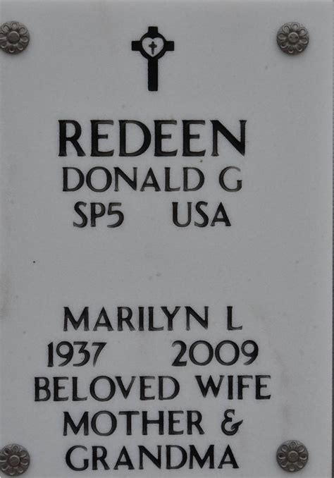 Marilyn Lucille Christman Redeen 1937 2009 Find A Grave Memorial