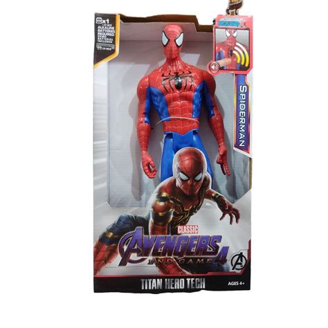 Muñeco Spiderman Avengers Luz Sonido Alternativo 30cm Shopee Argentina