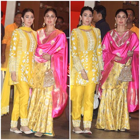 Slay Or Nay Kareena Kapoor Khan In Raw Mango For The Ambani Ganesh Chaturthi Celebrations