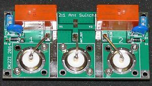 Ham radios work best with antennas. KIT 2:1 1.8-50MHz remote antenna switch DIY cheap SO-239 ...