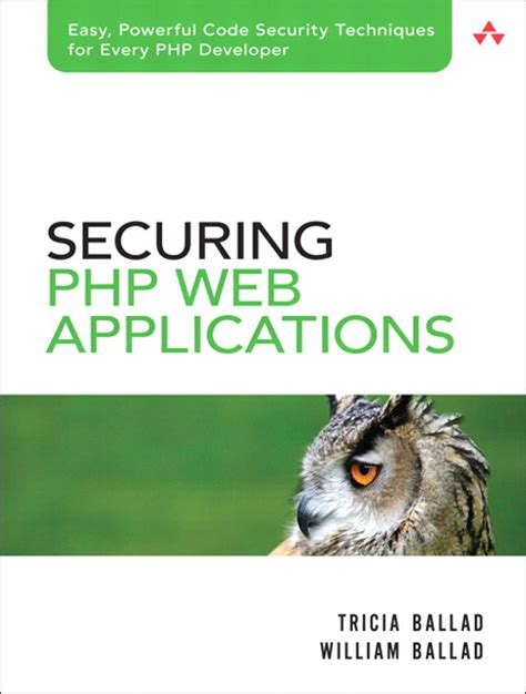 Securing Php Web Applications Informit