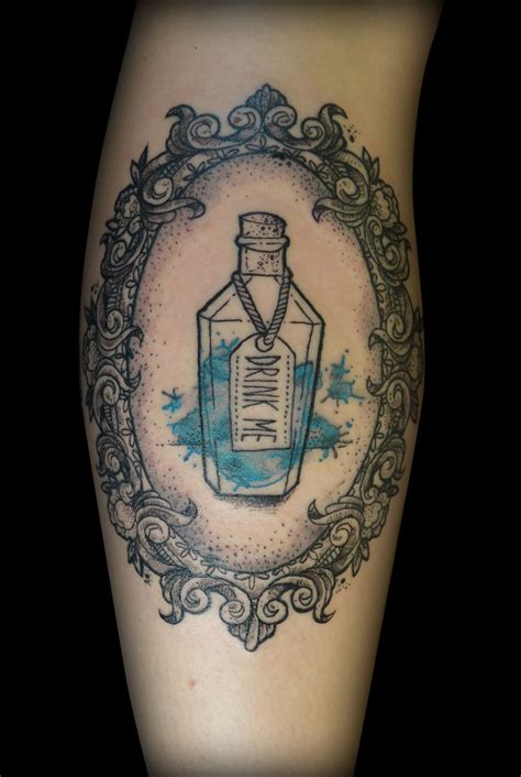 Drink Me Bottle Tattoo Tattoo