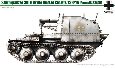 Sturmpanzer38t Grille Ausfm Wereldoorlog Voertuigen