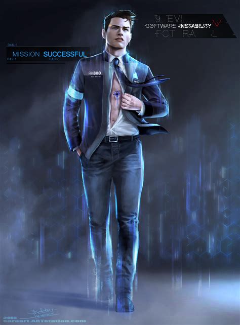 My Fanart Of Good Android Boy Connor Detroit Become Human Connor Detroit Become Human