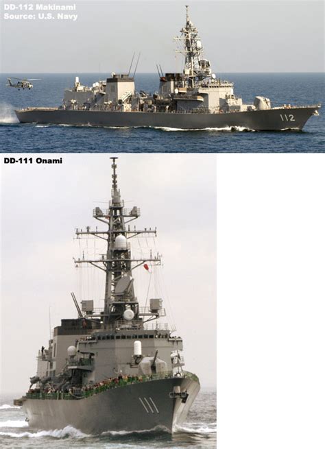 Overview — Takanami Dd 110 Class — Destroyers — Ships — Weapons