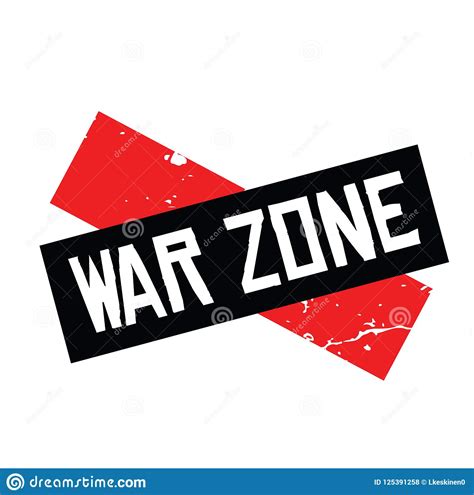 War Zone Rubber Stamp Stock Vector Illustration Of Heading 125391258