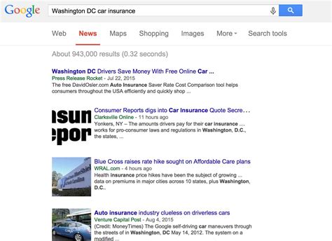 Maybe you would like to learn more about one of these? EXAMPLE - PR Rankings for Auto Insurance Co.