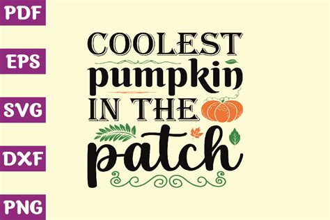 Coolest Pumpkin Fall Svg Design Graphic By Thecraftable · Creative Fabrica