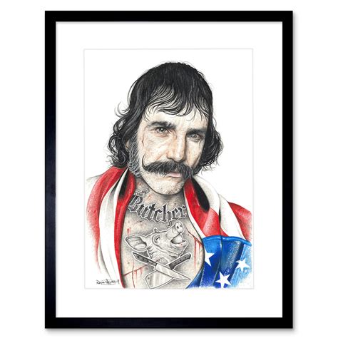 Wayne Maguire Tattooed Bill The Butcher Inked Ikon Framed Art Print Ebay