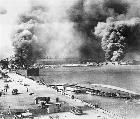 Aftermath Of Attack On Pearl Harbor By Bettmann