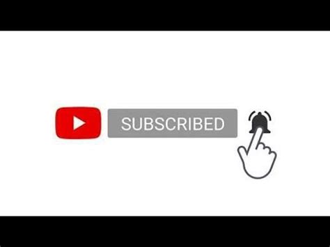 Animated Subscribe Button With Sound Effect YouTube