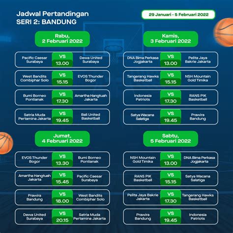 Intip Jadwal Lengkap Ibl 2022 Dan Posisi Klasemen Terupdate Loketcom