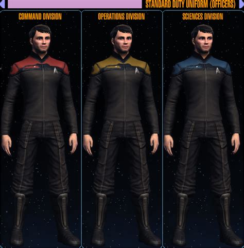 Captains Log Star Trek Online Starfleet Uniforms