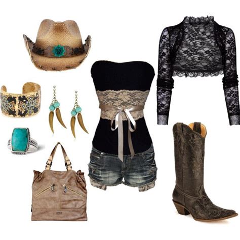 Leatherandlace Leather Lace Cute Outfits Cowgirl Outfits