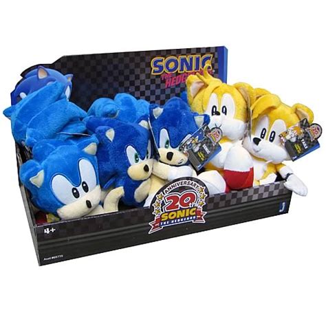 Sonic The Hedgehog 20th Anniversary Classic Plush Case Jazwares Sonic The Hedgehog Action
