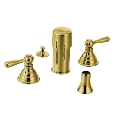 Bathroom faucet delta insinkerator pfister grohe. Shop Moen Kingsley Polished Brass Vertical Spray Bidet ...