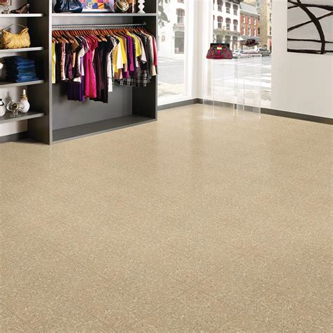 Armstrong Civic Square Imperial Texture Vct Stone Tan 12 In X 12 In