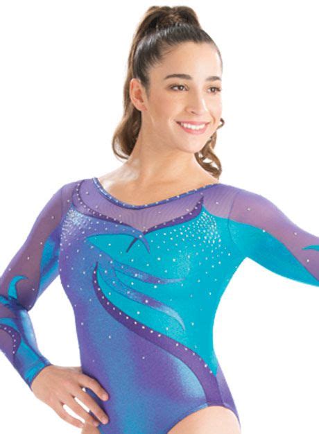 Twisted Flame Long Sleeve Leotard From Gk Elite Competition Leotard