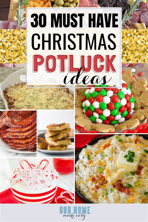 30 Must Have Christmas Potluck Ideas Our Home Made Easy