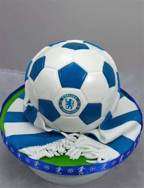 Contact happy birthday cake on messenger. Chelsea Football Club Football & Scarf Birthday Cake ...