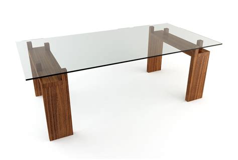 Diy Rectangle Glass Top Dining Tables With Wood Base Ideas Glass Top